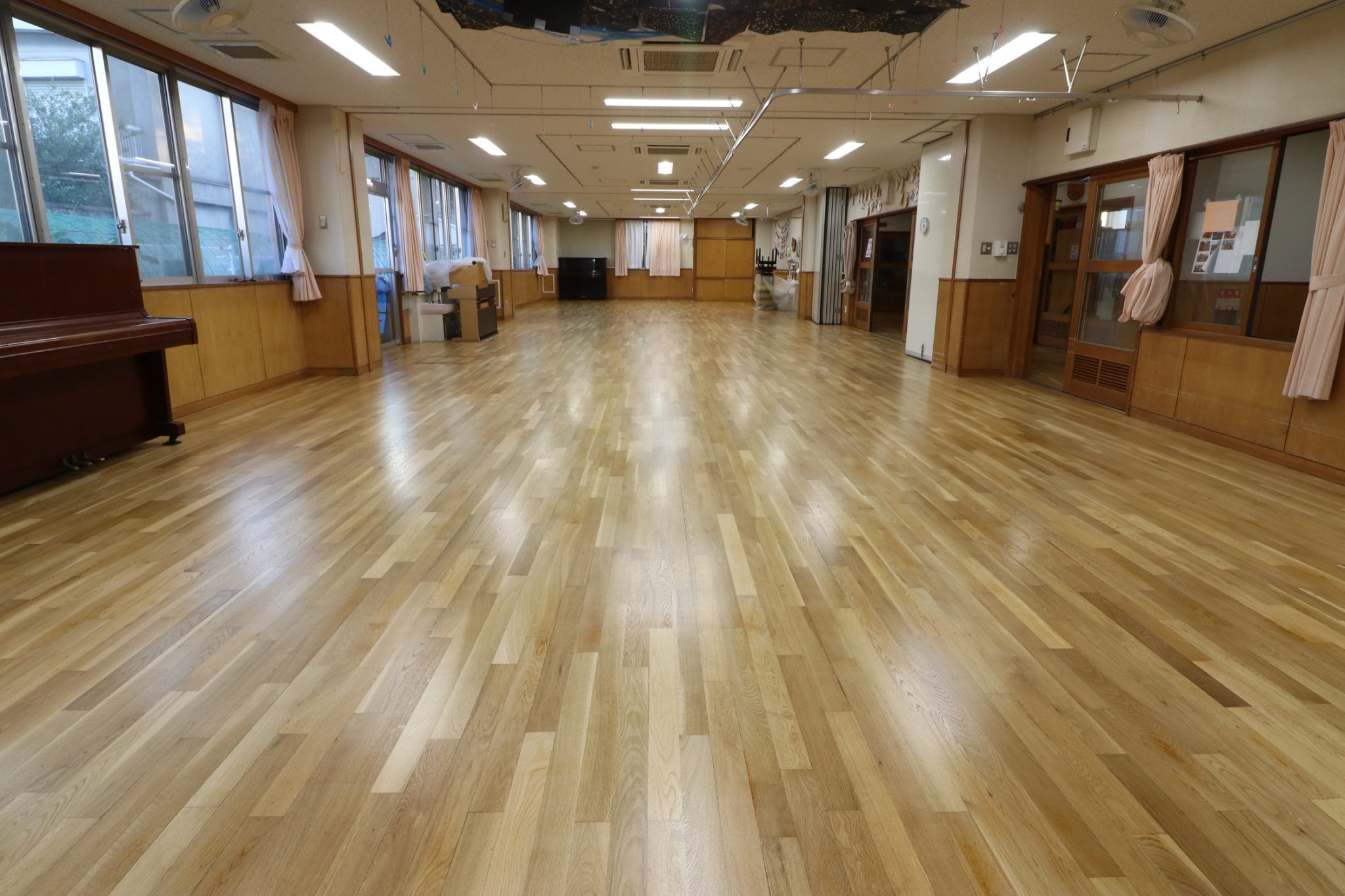 木製床の再生　床リノベ とことんリボーン 大阪市住之江区 安立保育園様
